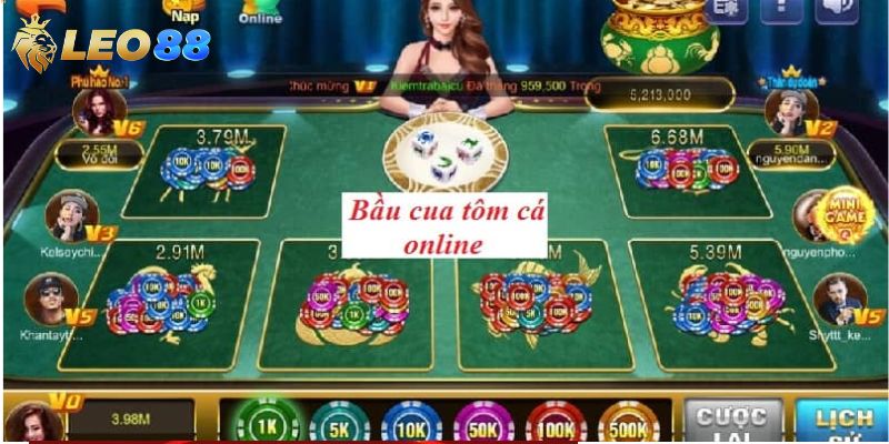 Hướng dẫn cách chơi Bầu Cua Tôm Cá LEO88