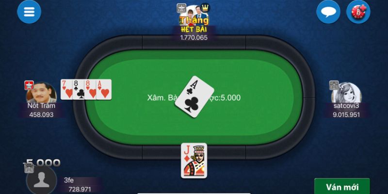 Quy tắc về số lượng người chơi và cách chia bài trong trò chơi Xì Dách