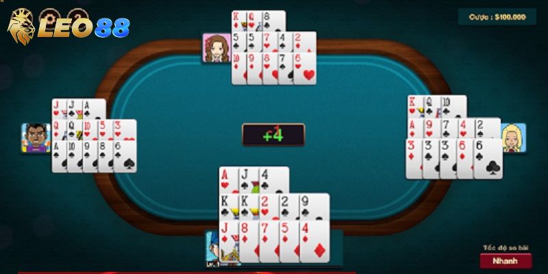 Luật chơi Poker 3 lá Leo88 cơ bản cần nắm vững